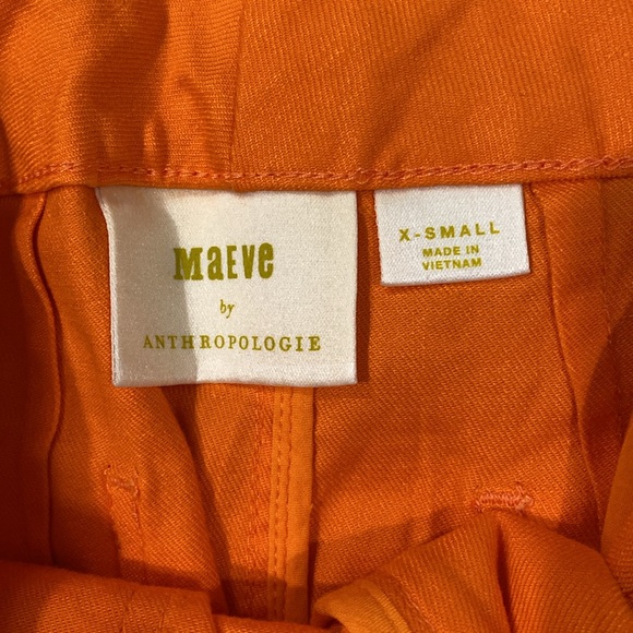 NWT Anthropologie Maeve Colette Skirt in Orange - Picture 7 of 9
